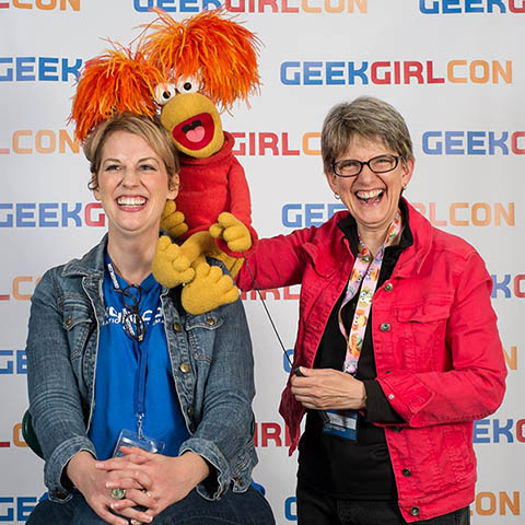 Karen Prell and Red Fraggle, The Career of a Muppeteer, interviewed by Jennifer K. Stuller at GeekGirlCon, 2013